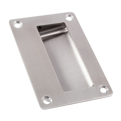 Frisco Eclipse Anti Ligature Flush Pull Set, Satin Stainless Steel - 34806 SATIN STAINLESS STEEL