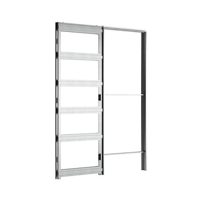 Atlantic Ermetika EvoKit Single Pocket Door System (Various Sizes), Wall Thickness 125mm, White Jamb - EEK2AWH WHITE - 762mm x 2040mm