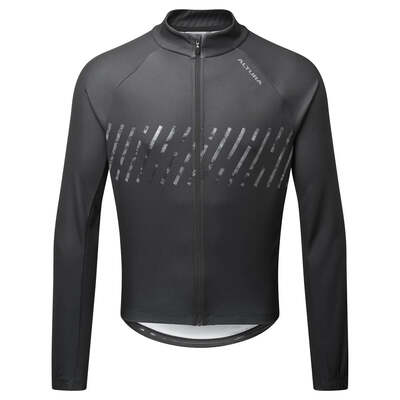 Airstream Men's Long Sleeve Jersey Lime &pipe; Embrace Cold Rides with Brushed Thermal Fabric & Spacious Pockets &pipe; Large &pipe; Altura