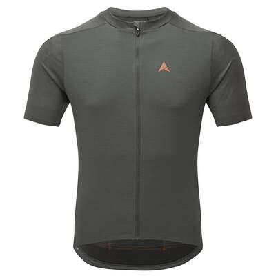 Endurance Men's Short Sleeve Cycling Jersey SS24 Carbon/Rust &pipe; Reflective & High-Wicking Fabrics, Stay Comfortable on Long Rides &pipe; Small &pipe; Altura
