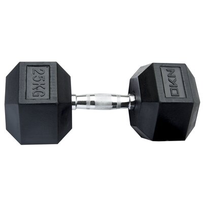DKN Rubber Hex Dumbbells
