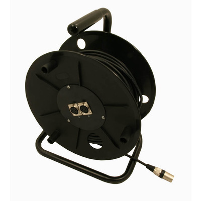 Microphone Snake Lead On Reel 50m 1 Input