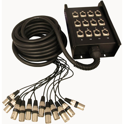 12 Inputs Stage Box Snake (INPUTS Only) 10m