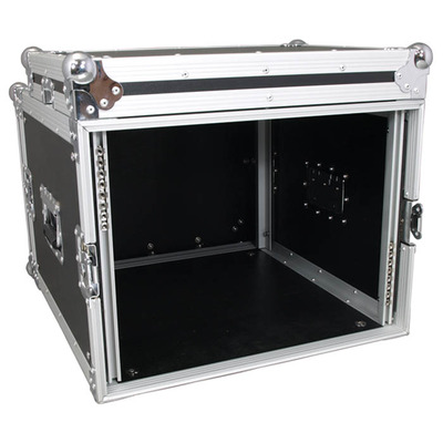 Cobra 8U 19-Inch Rack Flight Case 520mm Deep - Durable Plywood Construction