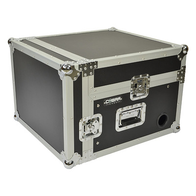 Cobra 4U Mixer Case with Laptop Shelf - Portable Audio Rack for Studio & Live