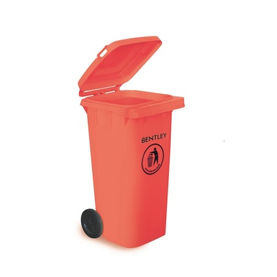120 Litre Wheelie Bin - Red