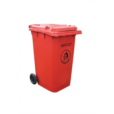 240 Litre Red Wheelie Bin