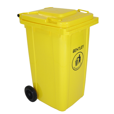 240 Litre Yellow Wheelie Bin
