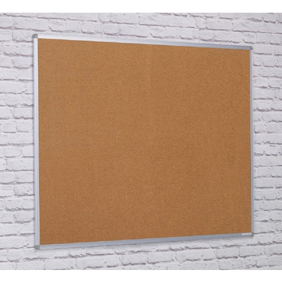 Spaceright Aluminium Framed Cork Noticeboard