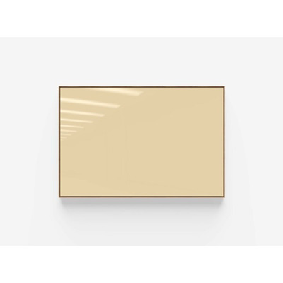 'Area' Oak Framed Glass Board