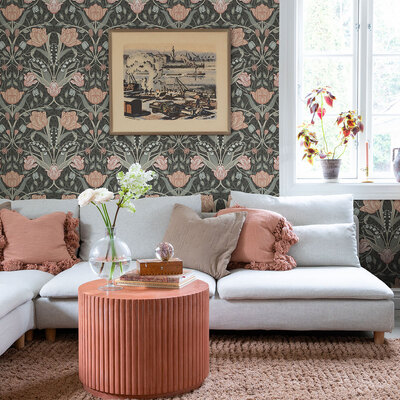 Apelviken 2 Filippa Wallpaper Brown 44107