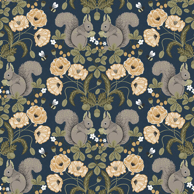 Apelviken 2 Kurre Wallpaper Dark Blue Galerie 44123