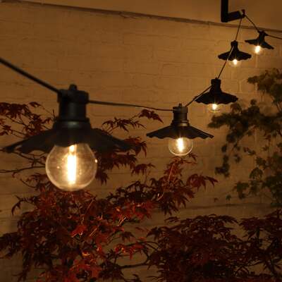 Noma 6 Connectable Scalloped Saucer LED Festoon Lights