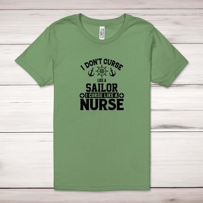 Curse Like A Nurse Adult T-Shirt