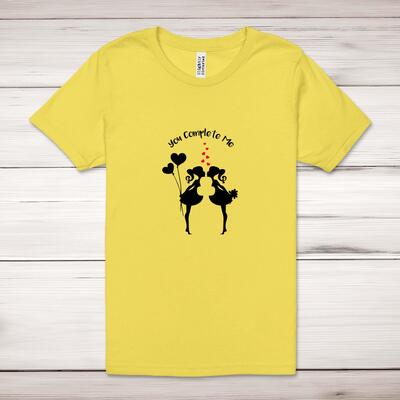 You Complete Me - Girls Adult T-Shirt