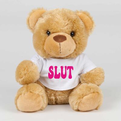 Pink Slut Swear Bear