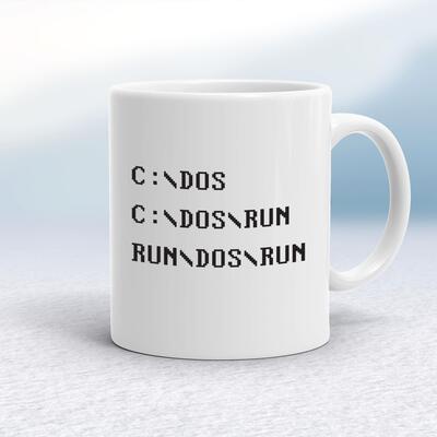 C DOS RUN Mug