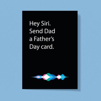 Hey Siri Occasions Greeting Card