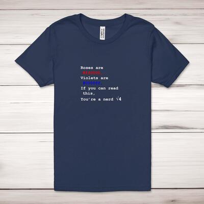 Roses Are #ff0000 Adult T-Shirt