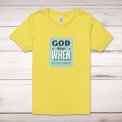 God Knows Adult T-Shirt