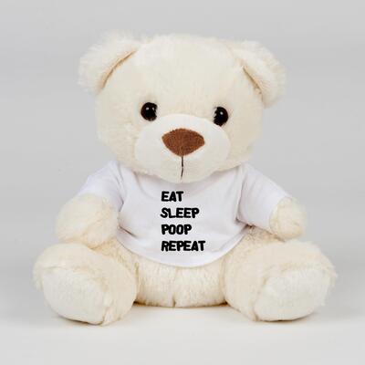 Eat Sleep Poop Repeat Swear Bear