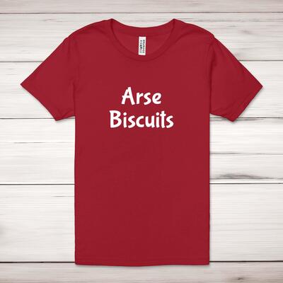 Arse Biscuits Adult T-Shirt