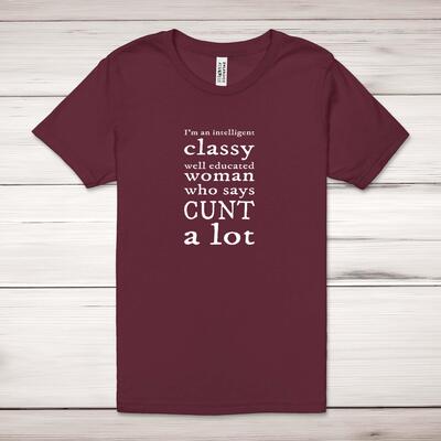 I'm An Intelligent Classy Woman Adult T-Shirt