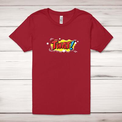 Pop Art Style Twat Adult T-Shirt