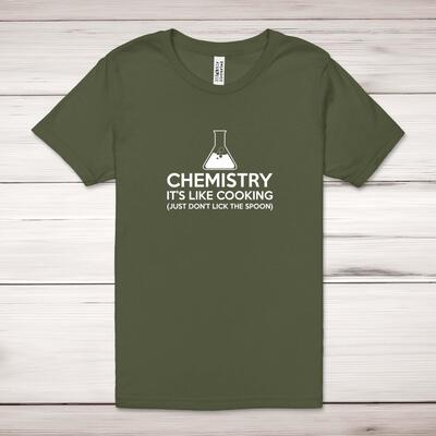 Chemistry, It's Like Cooking Adult T-Shirt