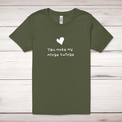 You Make My Minge Twinge Adult T-Shirt