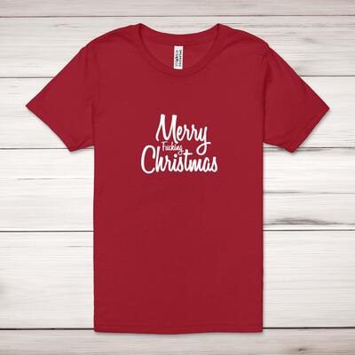 Merry Fucking Christmas Adult T-Shirt