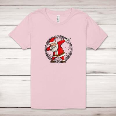Dabbing Santa Adult T-Shirt