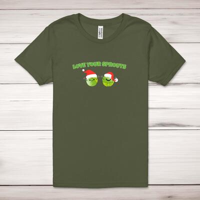 Love Your Sprouts Adult T-Shirt