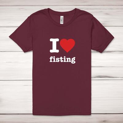 I Love Fisting Adult T-Shirt