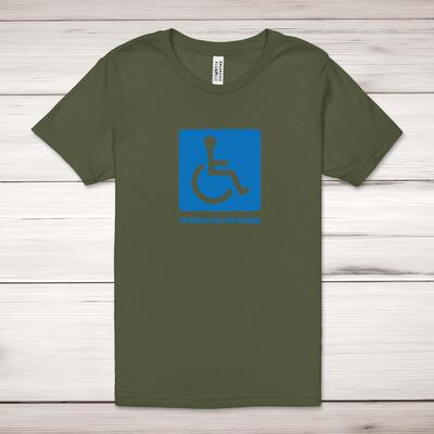 Only In It For The Parking Adult T-Shirt