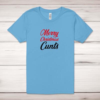Merry Christmas Cunts Adult T-Shirt