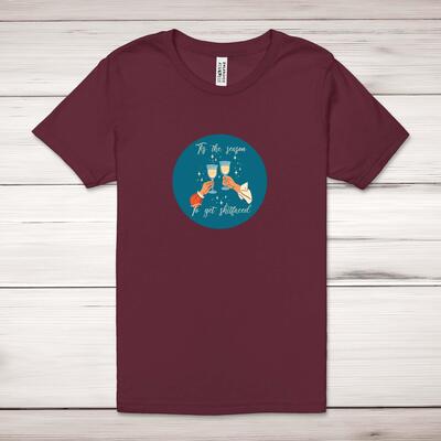 Season To Get Shitfaced Adult T-Shirt