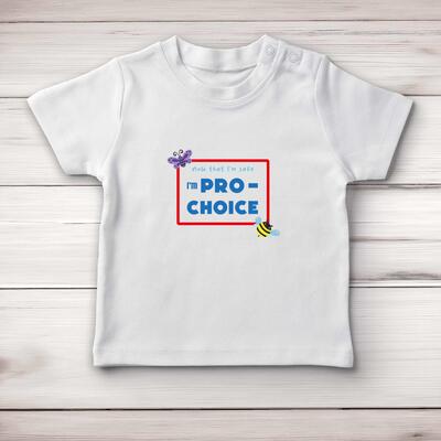 Pro-Choice Baby T-Shirt - White, 3-6 Months