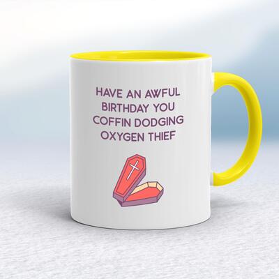 Coffin Dodging Oxygen Thief Mug