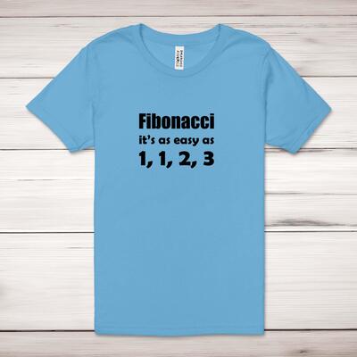 Fibonacci Adult T-Shirt