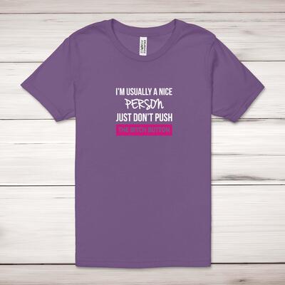 The Bitch Button Adult T-Shirt