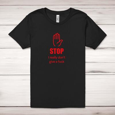 Stop Adult T-Shirt