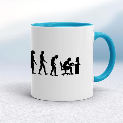 Evolution Of A Programmer Mug