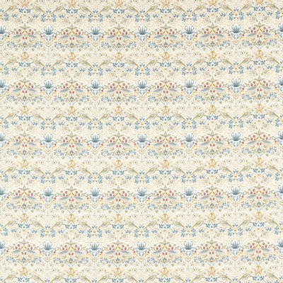 William Morris Strawberry Thief Fabric Linen Plum F1678/04 - By The Metre