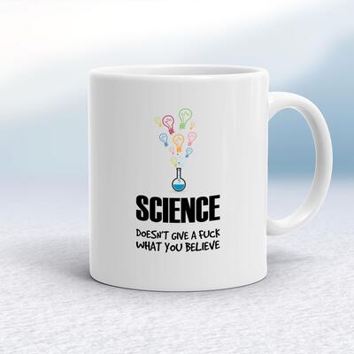 Science Doesn't Give A Fuck Mug