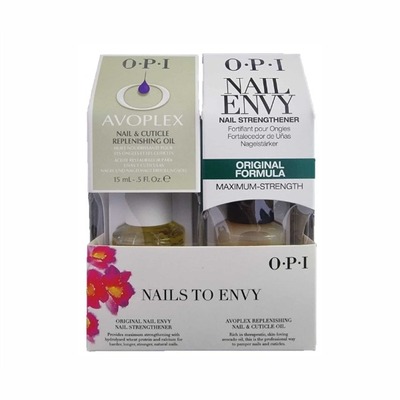 OPI Nail Envy Original Strengthener + Avoplex Nail&Cuticle Replenishing Oil 15ml
