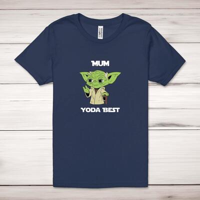 Mum Yoda Best Adult T-Shirt