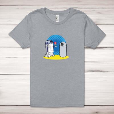 R2D2 In Love Adult T-Shirt