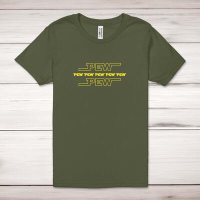 Pew Pew Adult T-Shirt