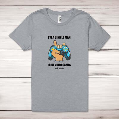 I'm A Simple Man Adult T-Shirt
